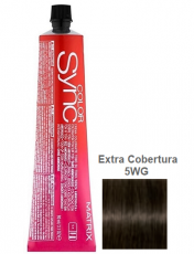 Tinte Matrix Color Sync 90 ml. X-COV 5WG Extra Cobertura Casta�o Claro C�lido Dorado