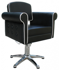 Silla Style Negra Pie Estrella