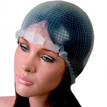 GORRO MECHAS SILICONA PERFORADO CON GANCHILLO