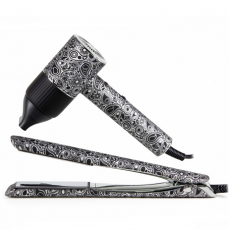 Kit Corioliss Plancha C5 Silver Paisley + Secador Apolo