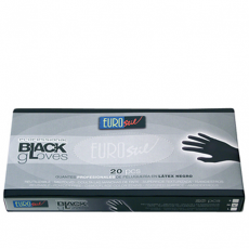 Guantes Negros Texturizados Caja 20 Unidades Talla Pequea