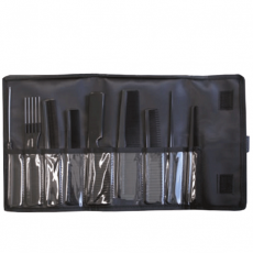 Estuche Profesional 9 Peines Con Cierre