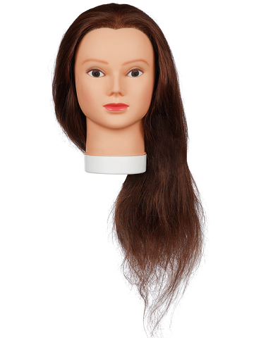 Cabeza Maniquí Cabello Natural Elena 60 cm. Sibel