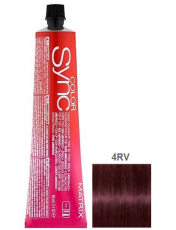 Tinte Matrix Color Sync 90 ml. 4RV Casta�o Medio Rojizo Violeta