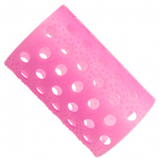Rulos Plstico Rosa 12 Unidades N5 - 37 mm.