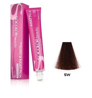TINTE MATRIX SOCOLOR 90ML 5W CASTAÑO CLARO CÁLIDO