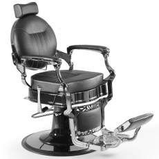 SILLN BARBERO MIGE SILVER BLACK