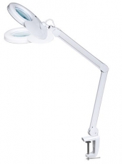 Lámpara Lupa 5x LED con pinza R-100287 - MESTRA - Luz para