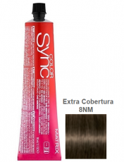 Tinte Matrix Color Sync 90 ml. X-COV 8NM Extra Cobertura Rubio Claro Natural Marr�n