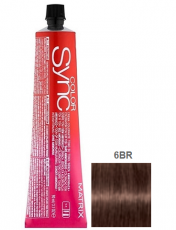Tinte Matrix Color Sync 90 ml. 6BR Rubio Oscuro Marr�n Rojizo